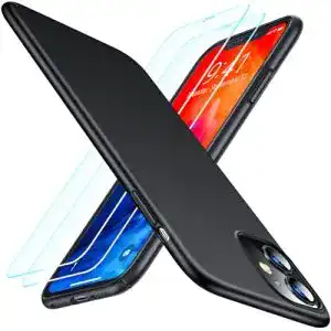 iPhone-11-Hülle TORRAS Extrem Dünn mit 2 Panzerglas