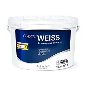 Wandfarbe SCHULZ wir und die farben  weiss Innenfarbe 1 – 10 Liter