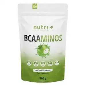 BCAA-Pulver Nutri + BCAA PULVER Green Apple, hochdosiert
