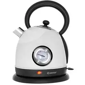 Wasserkocher (weiß) KESSER ® Wasserkocher Edelstahl, 2200W