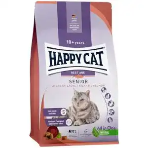 Happy-Cat-Trockenfutter Happy Cat, Senior Atlantik Lachs, 4 kg