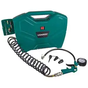 Kofferkompressor VONROC Tragbarer Kompressor 1100 W, 8 bar
