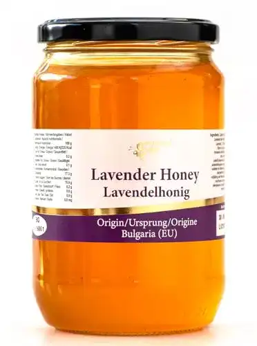Lavendelhonig Bulgarian Bee 900 g Roher Lavendelblütenhonig