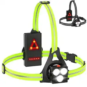 Brustlampe Husgw Lauflicht mit Reflektoren, LED, Wasserdicht