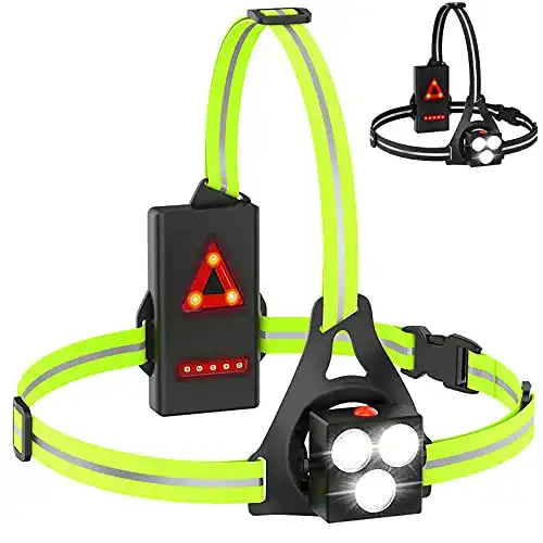 Brustlampe Husgw Lauflicht mit Reflektoren, LED, Wasserdicht