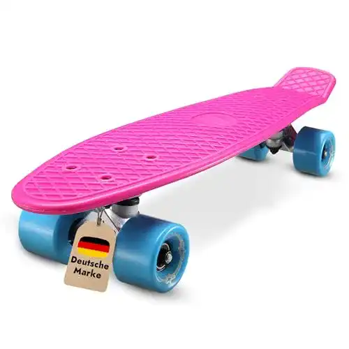 Die beste Skateboard für Kinder BIKESTAR Vintage Retro Cruiser Skateboard 2026 Test Bestseller Skateboard für Kinder BIKESTAR Vintage Retro Cruiser Skateboard