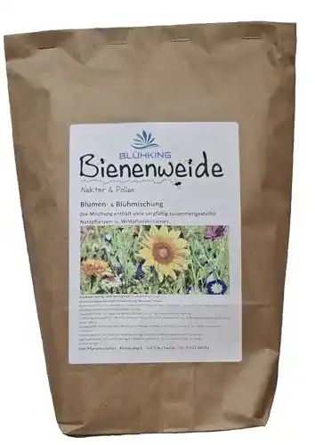 Blumenwiese-Samen Tütenversand 1kg Bienenweide