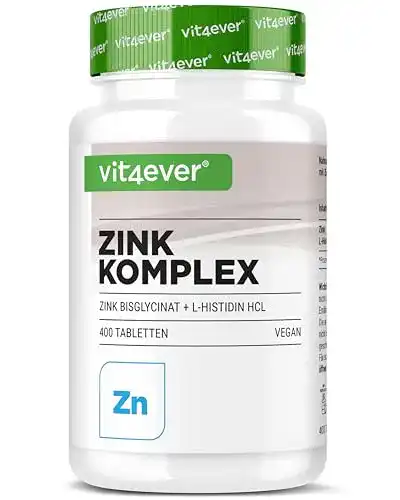 Zink Vit4ever 25 mg, 400 Tabletten, bisglycinat von Albion®
