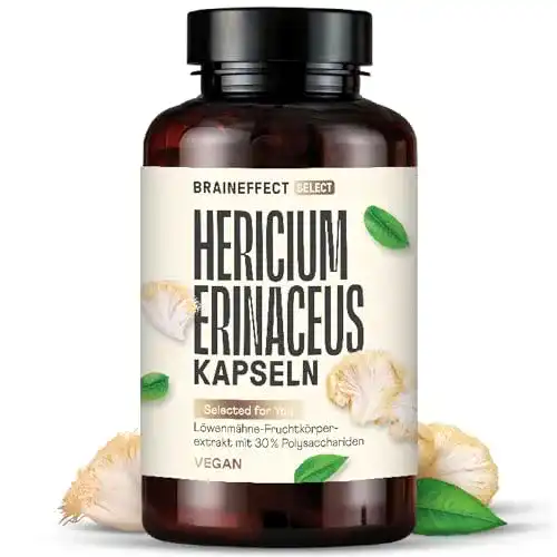 Hericium BrainEffect VITAFAIR Erinaceus Pulver, 90 Kapseln