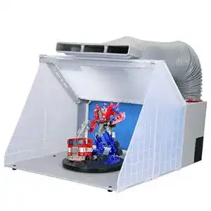 Airbrush-Absauganlage Kacsoo Tragbare Airbrush Lackierkabine Kit