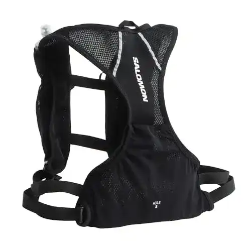 Laufrucksack Salomon Unisex Agile 2 Set Trinkrucksack, Schwarz