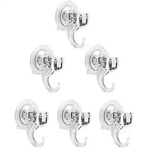 Saughaken Quntis 6-Pack Saugnapf Haken Set ohne Bohren