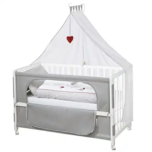 Beistellbett roba Babybett, Roombed, 60×120 cm ‘Adam & Eule’