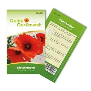 Klatschmohn-Samen Deine Gartenwelt Klatsch-Mohn rot Samen