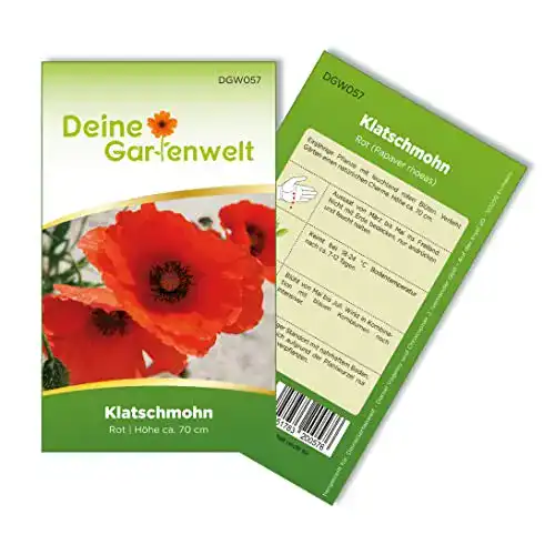 Die beste Klatschmohn-Samen Deine Gartenwelt Klatsch-Mohn rot Samen 2026 Test Bestseller Klatschmohn-Samen Deine Gartenwelt Klatsch-Mohn rot Samen