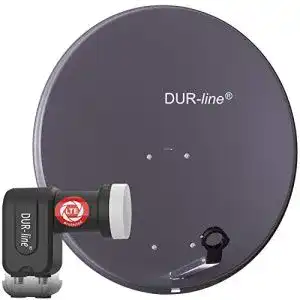 SAT-Anlage DUR-line MDA 80 Anthrazit, Digitale 2 Teilnehmer