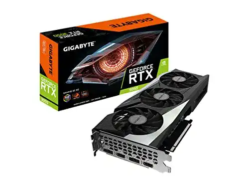 GeForce RTX 3050 Gigabyte Gaming OC 8G Grafikkarte, 3X WINDFORCE