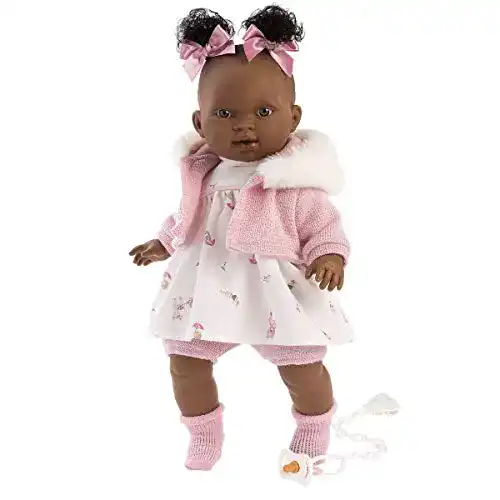 Llorens-Puppe Llorens 1038618 Puppe Diara, 38cm, Mehrfarbig
