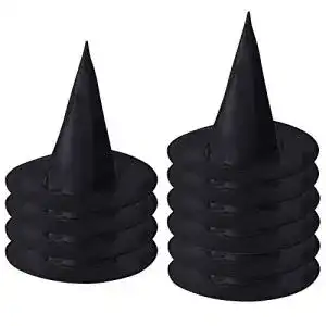 Hexenhut Feelava 10er Pack Schwarz Halloween Party Hüte
