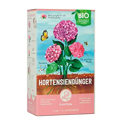 Hortensiendünger Plantura Bio mit 3 Monaten Langzeitwirkung
