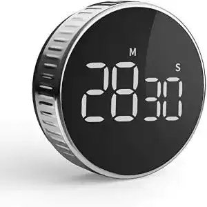 Kurzzeitwecker HOMMINI Digitaler Küchentimer, Magnethalterung
