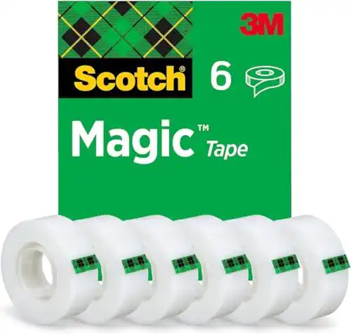 Scotch-Tape 3M Scotch Magic Unsichtbares Klebeband – 6 Rollen