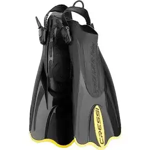 Kurzflossen Cressi , schwarz gelb, S/M-38/41