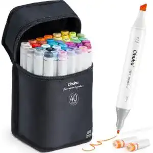 Graffiti-Stifte Ohuhu Graffiti Stifte 40 Farben, Stifte Set Permanent