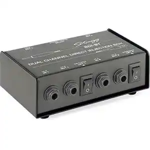 Di-Box Stagg SDI-ST 2-Kanal DI Box mit Mono/Stereo Schalter
