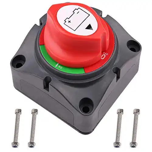 Batterietrennschalter LotFancy Batterie Trennschalter, wasserdicht