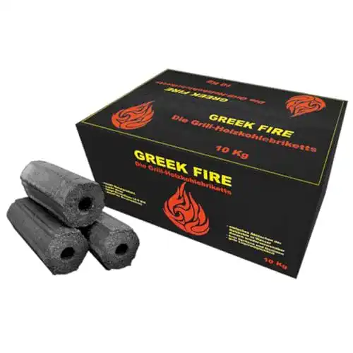Grillbrikett Greek Fire 10 kg Profi-Holzkohlebriketts