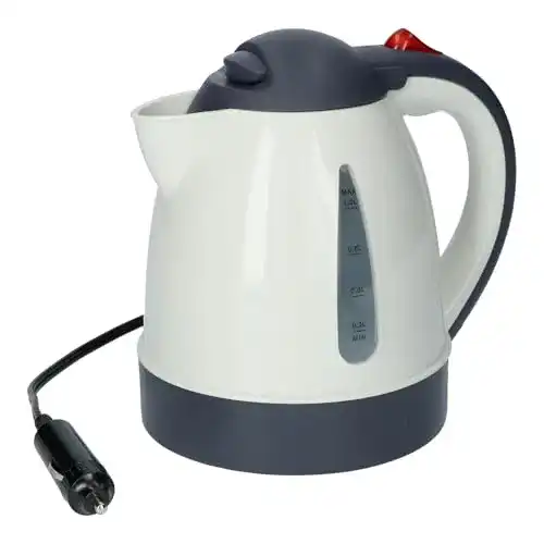 Die beste Wasserkocher 12 Volt Carpoint, Wasserkessel, 1 Liter, Weiß 2026 Test Bestseller Wasserkocher 12 Volt Carpoint, Wasserkessel, 1 Liter, Weiß