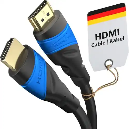 HDMI-Kabel (5m) KabelDirekt, 5 m, 4K HDMI-Kabel, schwarz