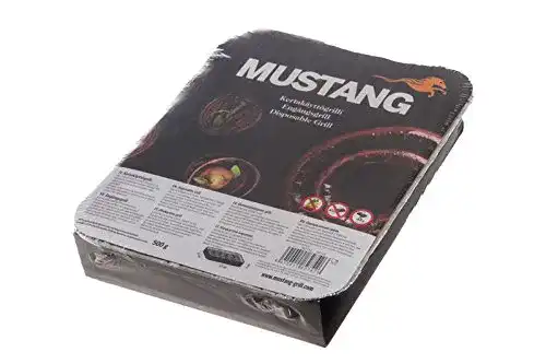 Einweggrill Grillpaul Mustang Mini BBQ Grill 22x27x5cm