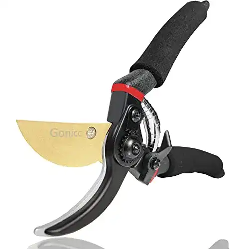 Gartenschere gonicc Geschmiedete Titan beschichtete Premium