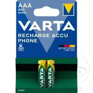 AAA-Akku Varta Recharge Akku Phone Accu AAA Micro, 2er Pack