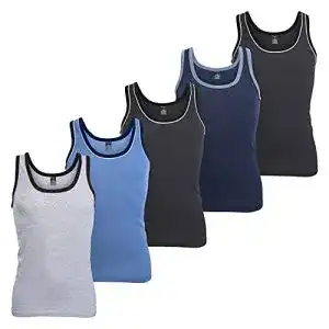 Unterhemd Herren MT Herren Melange Tank Top 5er Pack