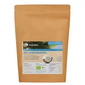 Kokosraspeln manako BIO, 500g Beutel (1 x 0,5 kg)