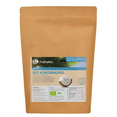Kokosraspeln manako BIO, 500g Beutel (1 x 0,5 kg)