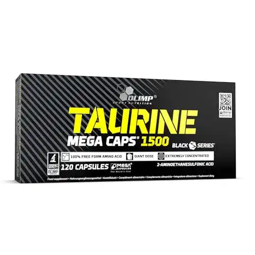 Taurin Olimp Mega Caps 120 Kapseln, 1er Pack (1 x 202,8 g)