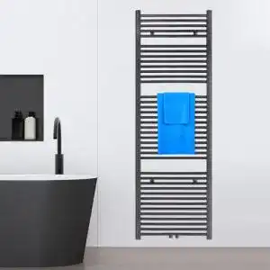 Badheizkörper Mittelanschluss VILSTEIN 1800×600 mm Schwarz