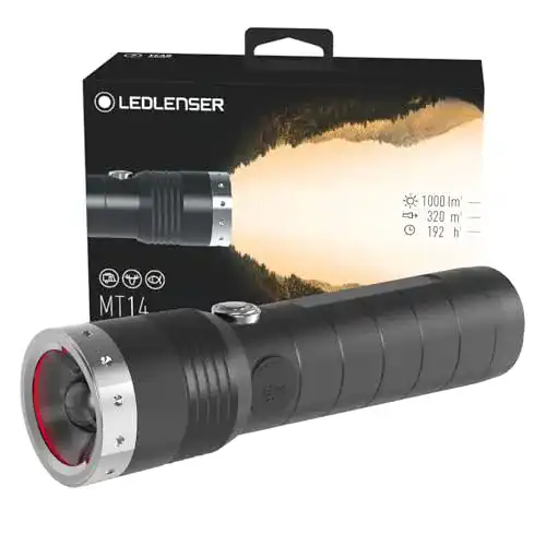 Taschenlampe (aufladbar) Ledlenser MT14, LED, fokussierbar, Akku