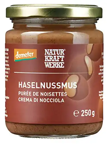Die beste Haselnussmus Naturkraftwerke Demeter Roh, 250 g 2026 Test Bestseller Haselnussmus Naturkraftwerke Demeter Roh, 250 g