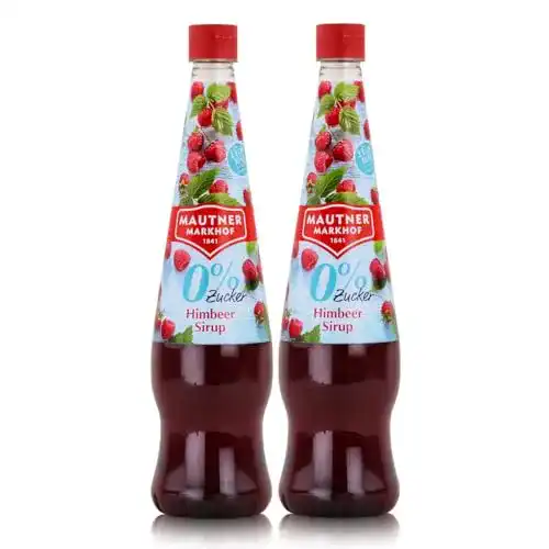 Himbeersirup Mautner Markhof 0 % Himbeer-Sirup, 0.7L – 2x
