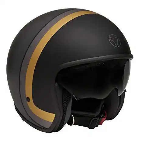 Momo-Helm MoMo Helm ZERO VINTAGE ANTHRAC/GOLD L