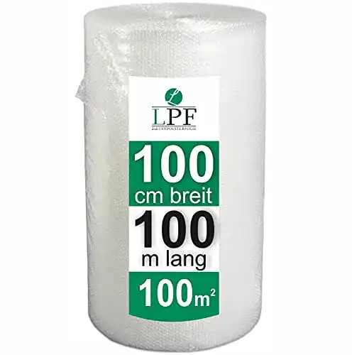 Luftpolsterfolie LPF dieLUFTPOLSTERFOLIE 100cm x 100m