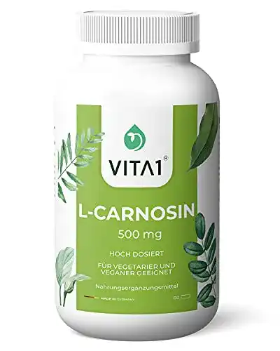 Die beste L-Carnosin VITA 1 VITA1 500mg, 60 Kapseln (Monatspackung) 2026 Test Bestseller L-Carnosin VITA 1 VITA1 500mg, 60 Kapseln (Monatspackung)