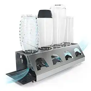Sodastream-Flaschenhalter SodaClean ® mit Abtropfwanne