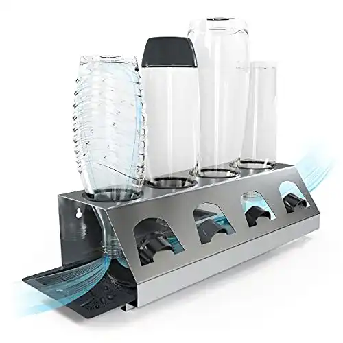 Sodastream-Flaschenhalter SodaClean ® mit Abtropfwanne