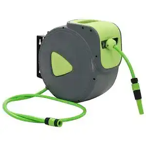 Wand-Schlauchbox vidaXL Schlauchaufroller automatisch 30+2m